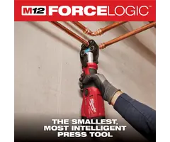 MILWAUKEE M12 ONEHPT-202C FORCE LOGIC Hydraulische Subcompactperstool met ONE-KEY