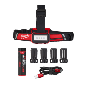 MILWAUKEE L4 HL-VIS USB oplaadbare reflecterende hoofdlamp