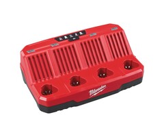 MILWAUKEE M12 C4 acculader 3A 4-voudig