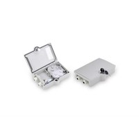 Distribution Box für Außen, IP65 für 2x SC/SX Adapter oder 2x LC/DX