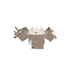 INFRALAN® RJ45 Keystone Slimline, Cat.6A, 500 MHz, 10 Gbit