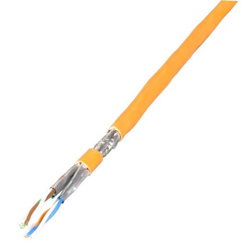 LAN Cat.7  AWG 23 S/FTP4P FRNC-B orange