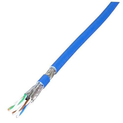 INFRALAN® Cat.7A 1200 AWG 22 S/FTP4P FRNC-C Blau RAL 5015