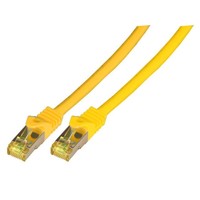 RJ45 Patchkabel S/FTP, LSZH0,25m gelb, Cat.7