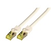 RJ45 Patchkabel S/FTP, LSZH0,5m weiß, Cat.7