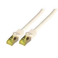 RJ45 Patchkabel S/FTP, LSZH0,5m weiß, Cat.7