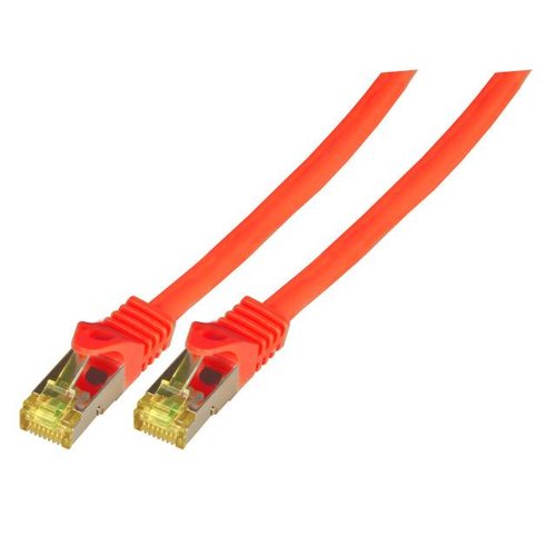 RJ45 Patchkabel S/FTP, LSZH15,0m rot, Cat.7