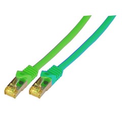 RJ45 Patchkabel S/FTP, LSZH3,0m grün, Cat.7