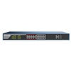 Infralan PoE+ Switch, 16x100MBit + 2x combo Uplink 1MBit