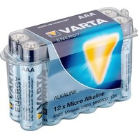 Varta 12 x Varta LR03/AAA (Micro) (4103) - Alkali-Mangan Batterie (Alkaline), 1,5 V