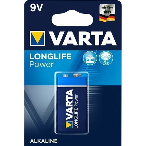 Varta Varta Block Batterie 6LR61/6LP3146/9V Block (4922) - Alkali-Mangan Batterie (Alkaline), 9 V