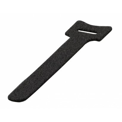 Klettband Kabelbinder, schwarz L 160 mm