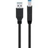 USB 3.0 SuperSpeed Kabel, schwarz-USB 3.0-Stecker (Typ A) > USB 3.0-Stecker (Typ B) 3M