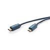Clicktronic USB-C™ Anschlusskabel-Hochgeschwindigkeits-Datenkabel USB 3.1 mit USB-C™ Steckern 2M