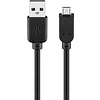 USB 2.0 Hi-Speed Kabel, Schwarz<br>USB 2.0-Stecker (Typ A) > USB 2.0-Micro-Stecker (Typ B 1M