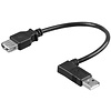 USB 2.0 Hi-Speed Verlängerungskabel 90°<br>USB 2.0-Buchse (Typ A) > USB 2.0-Stecker (Typ A) 90° 0.3M