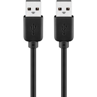 USB 2.0 Hi-Speed Kabel 5 m, Schwarz<br>USB 2.0-Stecker (Typ A) > USB 2.0-Stecker (Typ A)