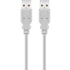 USB 2.0 Hi-Speed Kabel 1,8 m, Grau<br>USB 2.0-Stecker (Typ A) > USB 2.0-Stecker (Typ A) 1,8M