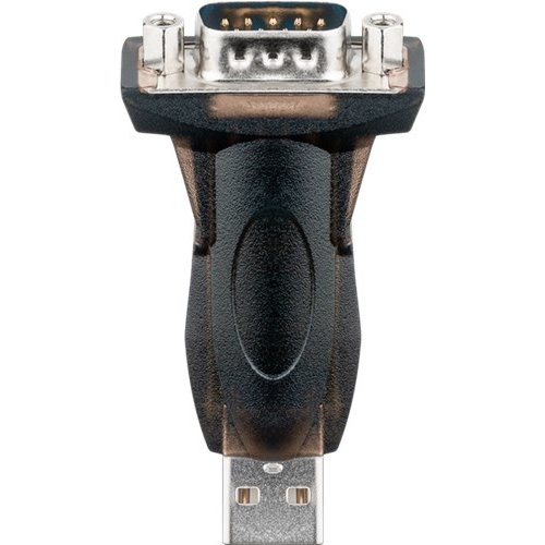 USB auf seriell RS232 Konverter/Adapter, Transparent<br>USB 2.0-Stecker (Typ A) > D-SUB/RS-232-Buchse (9-polig)