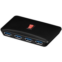 4-fach USB-HUB 3.0<br>SuperSpeed USB-HUB inkl. Netzteil