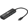 4-fach USB-C™ HUB<br>gleichzeitiger Anschluss von 4 USB 3.0 A Buchsen auf USB-C™ Stecker