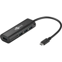 4-fach USB-C™ HUB<br>gleichzeitiger Anschluss von 4 USB 3.0 A Buchsen auf USB-C™ Stecker