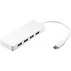 4-fach USB-C™ Multiport-Adapter<br>gleichzeitiger Anschluss von 4x USB 3.0 A Buchse auf USB-C™ Stecker