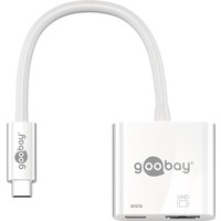 USB-C™-Adapter HDMI 4k60Hz, PD, weiß<br>erweitert ein USB-C™ Gerät um einen HDMI™Anschluss