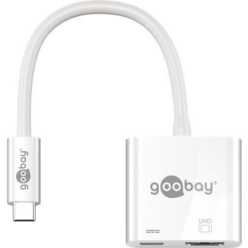 USB-C™-Adapter HDMI 4k60Hz, PD, weiß<br>erweitert ein USB-C™ Gerät um einen HDMI™Anschluss