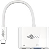 USB-C™-Adapter VGA, PD, weiß<br>erweitert ein USB-C™ Gerät um einen VGA-Anschluss