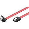 HDD S-ATA Kabel 1.5 GBits / 3 GBits 90° Clip<br>SATA L-Typ Stecker > SATA L-Typ Stecker 90°