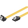 PC Datenkabel, 6 Gbits, 90° Clip<br>SATA L-Typ Stecker > SATA L-Typ Stecker 90° 1M