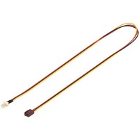 PC Lüfter Stromkabel Verlängerung, 3 Pin Stecker/Buchse<br>Lüfter-Stecker (3-Pin) > Lüfter-Buchse (3-Pin)