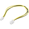 PC Stromkabel Verlängerung ATX12 P4, 4 Pin<br>P4-Stecker > P4-Buchse