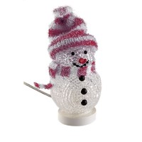 Dekorativer USB Schneemann rot<br>für einen weihnachtlichen Touch am Schreibtisch