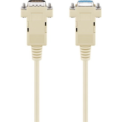 D-SUB 9 pin Verlängerungskabel, Stecker/Buchse, seriell 1:1<br>D-SUB/RS-232-Stecker (9-polig) > D-SUB/RS-232-Buchse (9-polig)