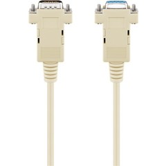 D-SUB 9 pin Verlängerungskabel, Stecker/Buchse, seriell 1:1<br>D-SUB/RS-232-Stecker (9-polig) > D-SUB/RS-232-Buchse (9-polig) 5M
