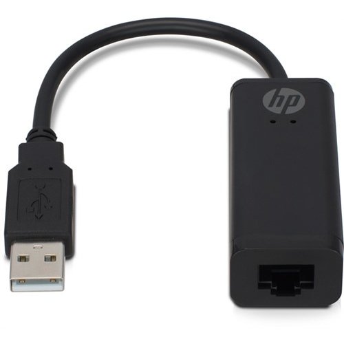 HP Brand Licensed Netzwerk Adapter - USB A auf RJ45 Buchse<br>Verbinden Sie Ihr Ultrabook mit einem kabelgebundenen lokalen Netzwerk