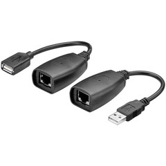 CAT 6 USB 1.1 Konverter<br>überträgt USB-Signale per Netzwerkkabel bis zu 40 m