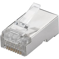 RJ45 Stecker, CAT 6 STP geschirmt<br>für Rundkabel