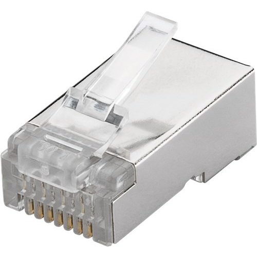 RJ45 Stecker, CAT 6 STP geschirmt<br>für Rundkabel