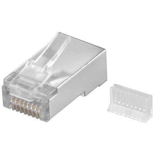 RJ45 Stecker, CAT 5e STP geschirmt<br>