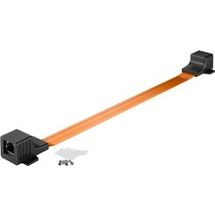 RJ45 Fensterdurchführung Ultra-Slim<br>zum Verlegen von Netzwerkverbindungen zwischen Fensterrahmen