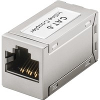 RJ45 Modularkupplung/Verbinder, CAT 6<br>2x RJ45-Buchse (8P8C)