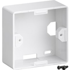 Keystone Aufputzgehäuse<br>passend für Keystone Faceplate 80x80, 2-fach und 3-fach