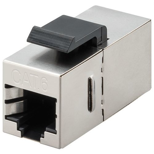 Keystone Modul CAT 6, STP, Slim Ausführung<br>15,9 mm Breite, 2x RJ45-Buchse (8P8C)