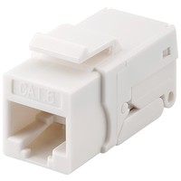 Keystone Modul RJ45 CAT 6, UTP<br>16,2 mm Breite, Klemmleiste für LSA Montage (werkzeugfrei), SNAP-IN