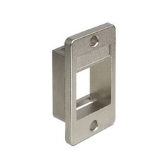 Keystone Halterung zum Geräte- und Gehäuseeinbau<br>geeignet für Keystone Port mit 19,2 x 14,9 mm