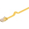 CAT 6 Flach-Patchkabel, U/UTP, Gelb 1M