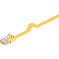 CAT 6 Flach-Patchkabel, U/UTP, Gelb<br>Kupfermaterial 3M
